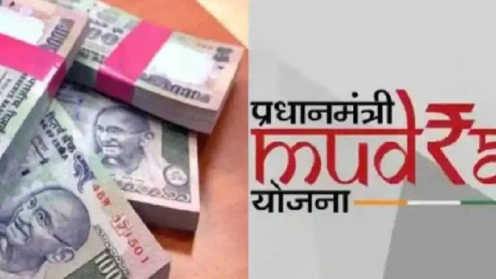 Increase in outstanding loans under Pradhan Mantri Mudra Yojana