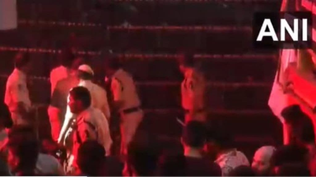 Image of the stampede incident