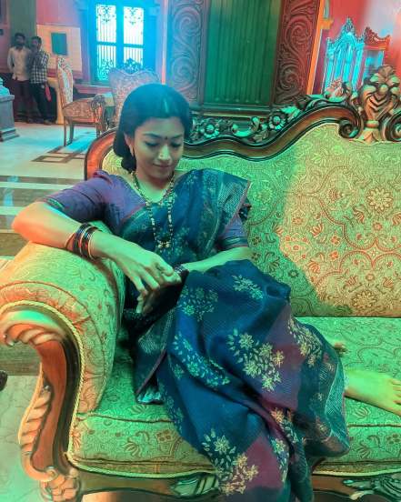 Rashmika Mandanna Saree Look