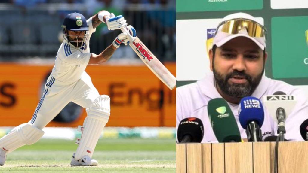 Rohit Sharma Backs Virat Kohli who Struggled to Play Off Stump Ball IND vs AUS