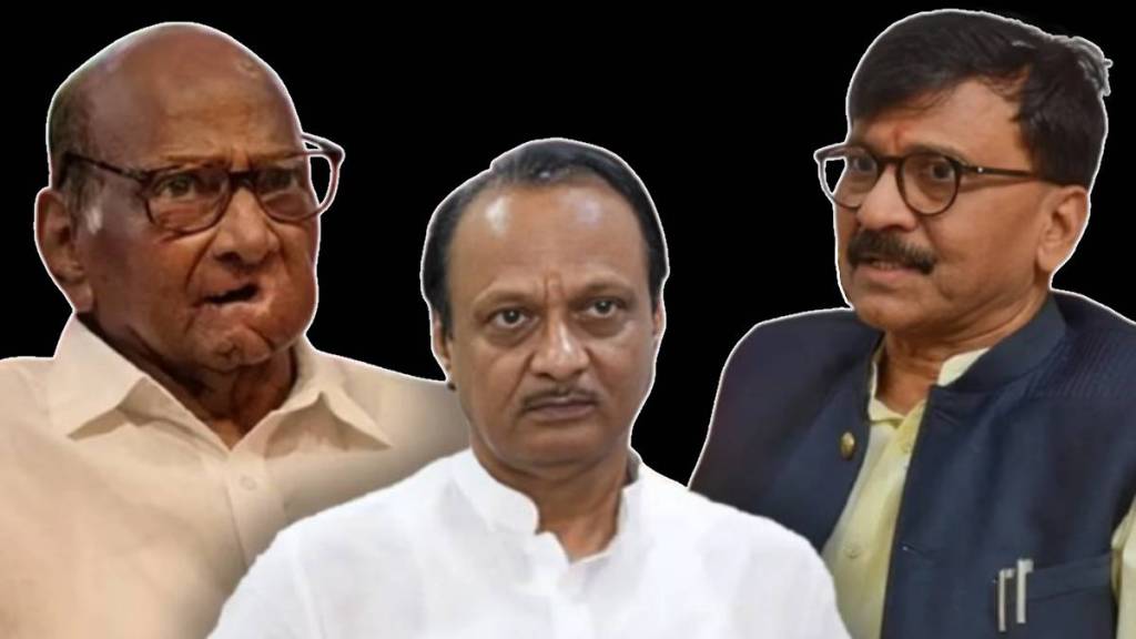 Sanjay Raut Criticizes Ajit Pawar From Sharad Pawar Mps