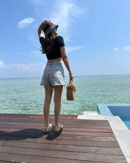 hansika motwani maldives vacation photos