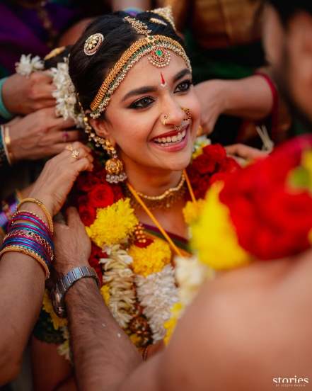 south actress keerthy suresh married her boyfriend antony in goa