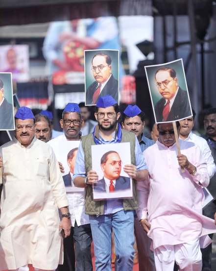 mahavikas aghadi protest in Nagpur against union home minister amit shah