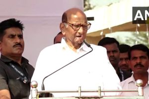 Sharad Pawar Speaking At Markadwadi.