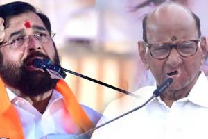 Sharad pawar on eknath shinde