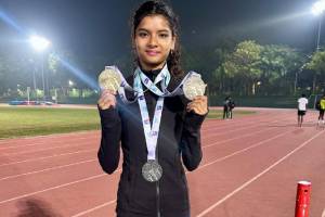 Maharashtra Shaurya Ambure won gold medal 39th National Junior Athletics Championship 2024