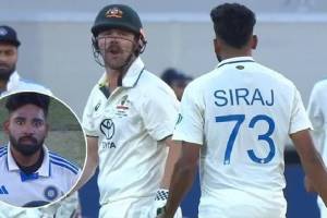 Mohammed Siraj Travis Head fight after wicket in IND vs AUS 2nd test Video