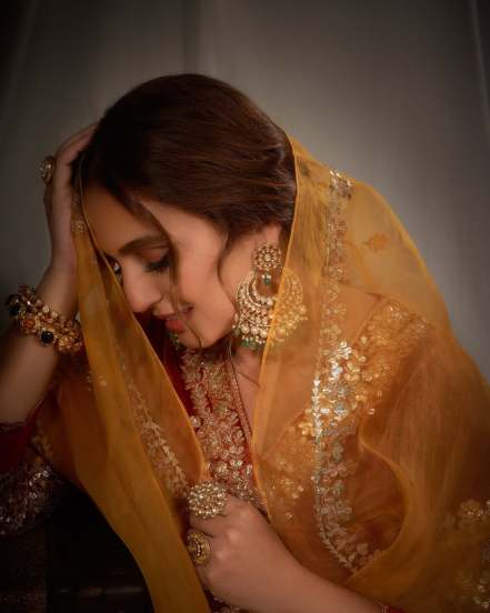 Bollywood actress Huma Qureshi shares traditional outfit on social media