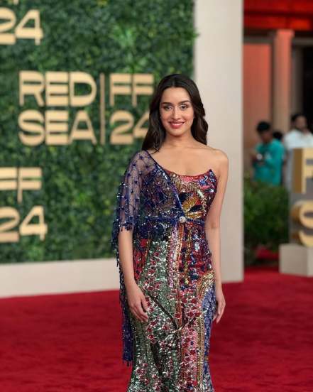 Shraddha Kapoor Bollywood star shares outfit photos from red sea film festival on social media