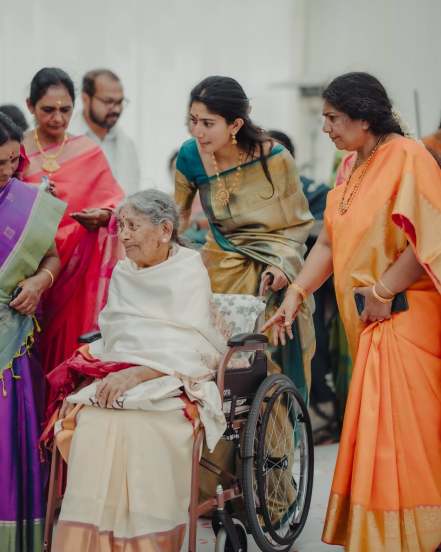 Sai Pallavi Senthamarai shares pictures of her outfits on the wedding of her sister Pooja Kannan on her sister third month wedding anniversary