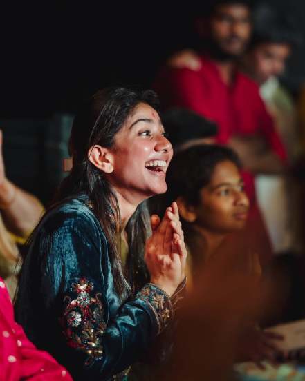 Sai Pallavi Senthamarai shares pictures of her outfits on the wedding of her sister Pooja Kannan on her sister third month wedding anniversary