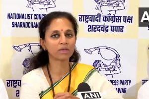 Supriya Sule At Press Conference.