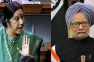 Sushma Swaraj And Manmohan Sing News