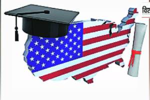 What are the reasons for the 38 percent drop in visas issued to Indian students by the US