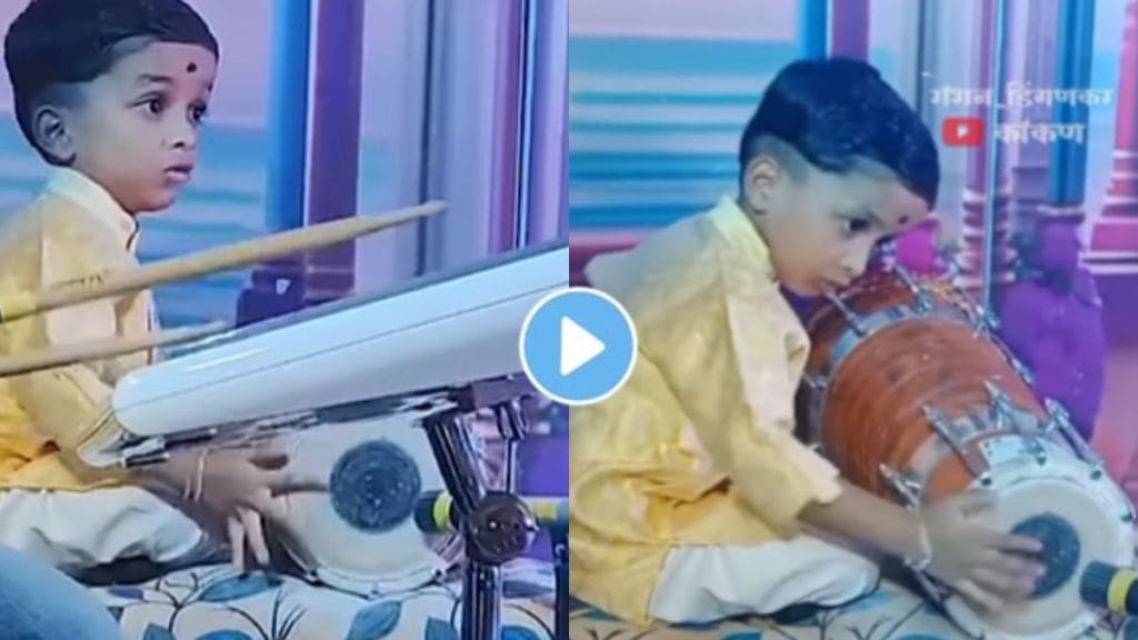 a child playing amazing dholaki video goes viral