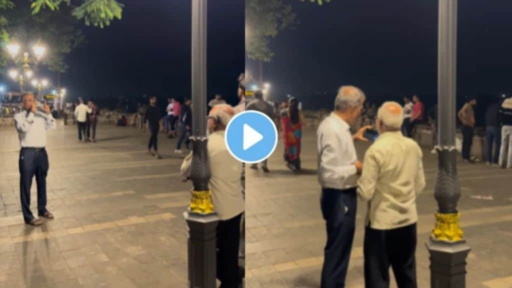 Old friends taking photos of each other has gone viral