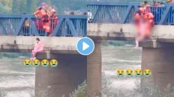 आत्महत्या करत होती तरुणी, NDRF टीमने वाचवला जीव, अंगावर काटा आणणारा VIDEO व्हायरल