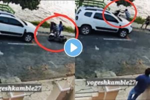 Man Tries to Help Girls Who Fell Off Scooty, But What Happens Next is Shocking