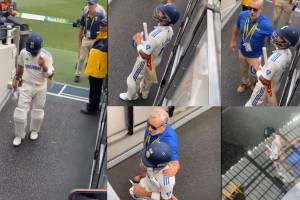 Virat Kohli Fight With Booing Australia Fans After Getting Out IND vs AUS Melbourne Test Video Viral