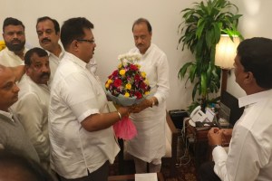 Apoorva hiray, Ajit Pawar meet Apoorva hiray,