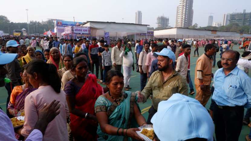 68th mahaparinirvan diwas, dr babasaheb ambedkar, People gathered from all over the Maharashtrashtra at shivaji park