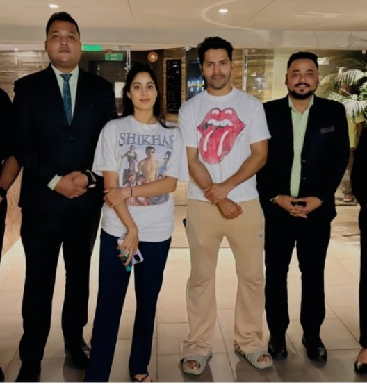 Janhvi Kapoor Wears TShirt Featuring Boyfriend Shikhar Pahariya