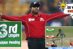 When and where did the third umpire system begin in cricket