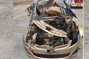 three killed in accident on samriddhi highway in nashik district