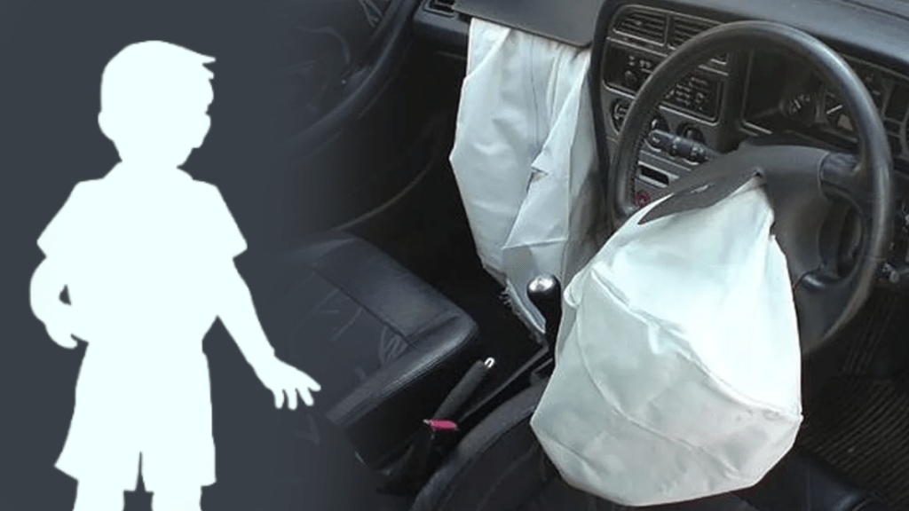 year old kid died due to airbag can be dangerous for kids