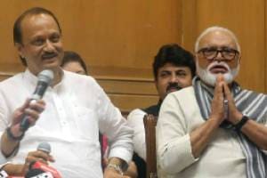 dcm ajit pawar refused to comment on bhujbal meeting with fadnavis