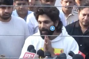 allu arjun first reaction on his arrest