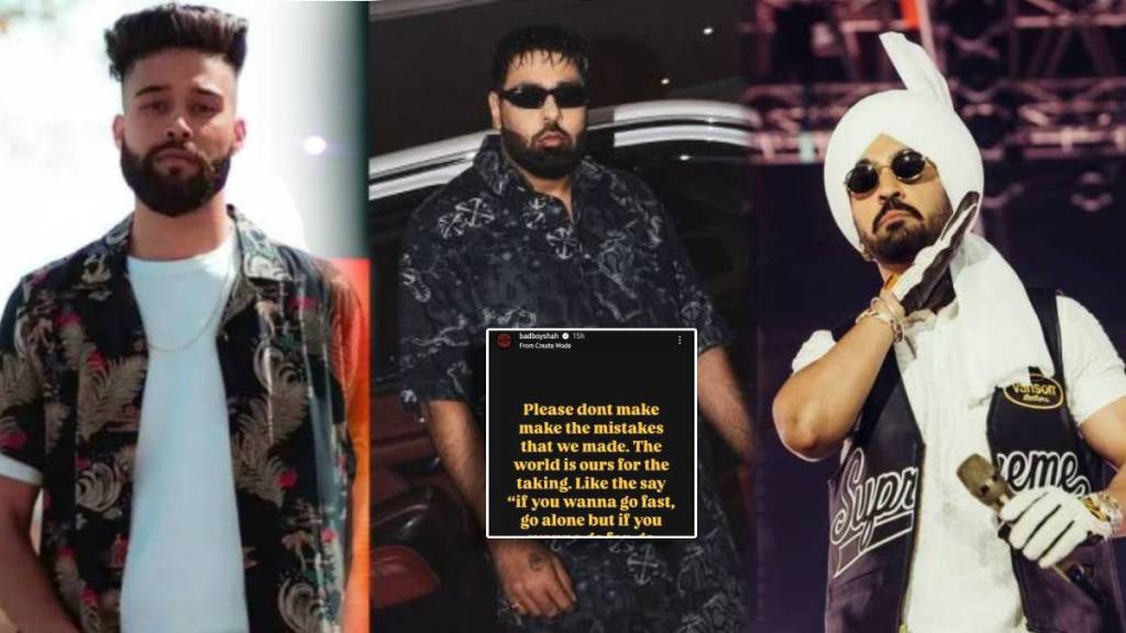 badshah post on diljit dosanjh ap dhillon dispute