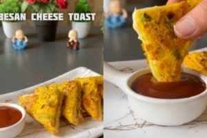 besan cheese toast recipe