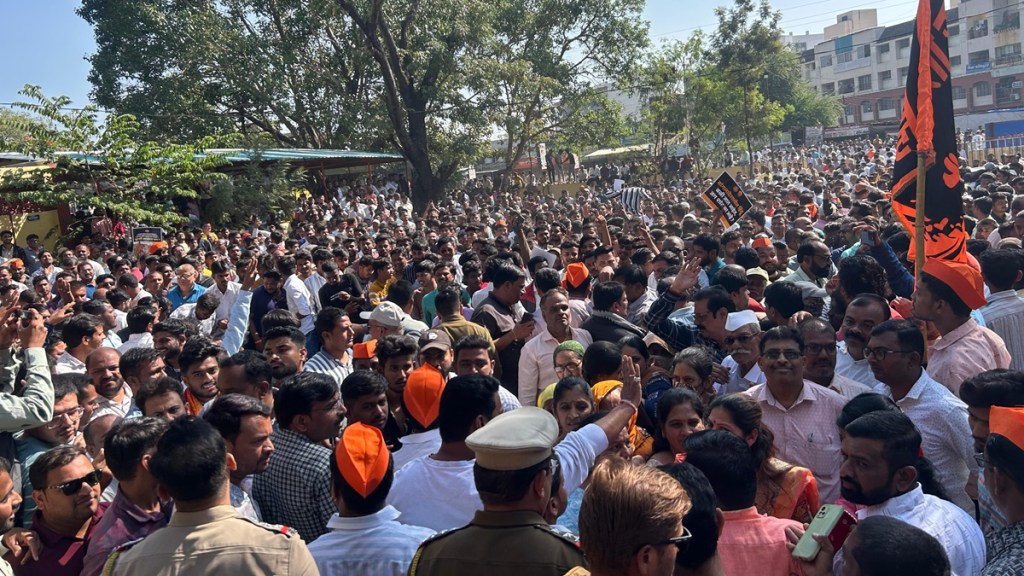 nashik hindu organization protest march