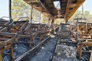 solapur shivshahi bus fire