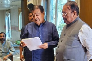 kisan kathore meet nitin gadkari