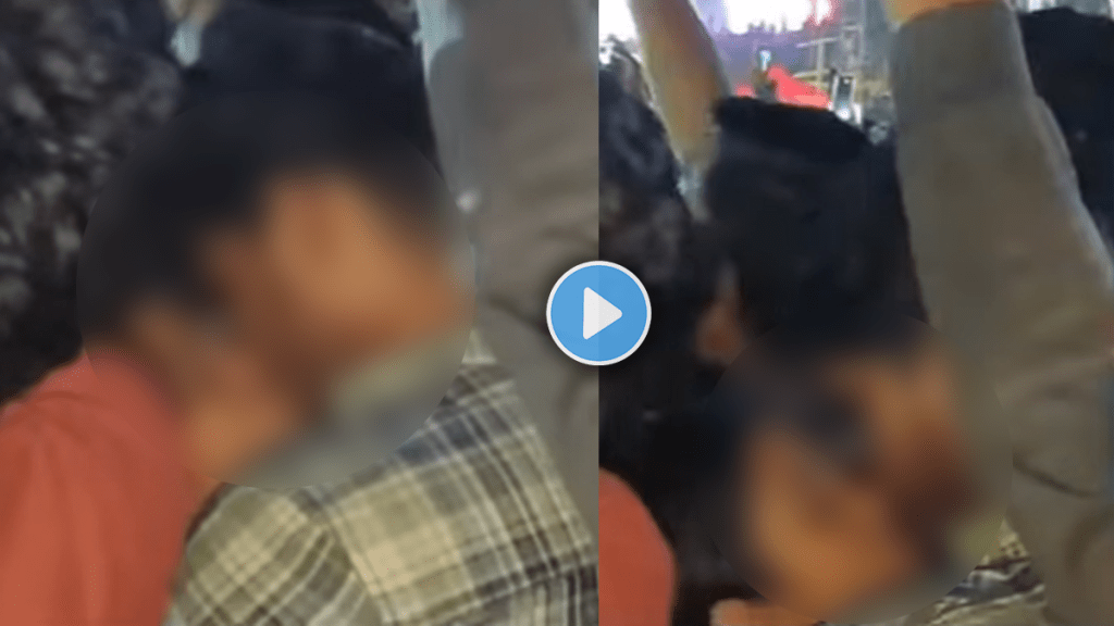 couple video viral kissing in a concert obscene viral video on social media