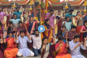 zee marathi lakhat ek amcha dada and shiva serial actors dance together