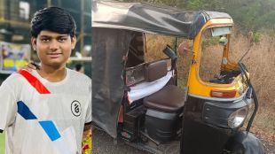 death of young man walking with a Jain Sadhvi in accident