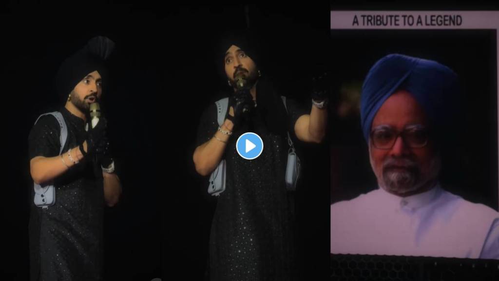 diljit dosanjh tribute to manmohan singh