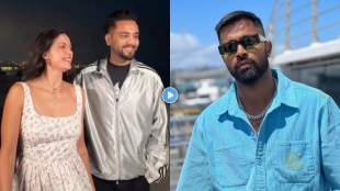 elvish yadav reacts on video with hardik pandya ex wife Natasa Stankovic