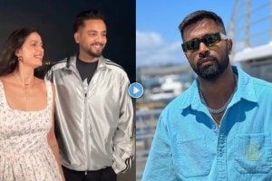 elvish yadav reacts on video with hardik pandya ex wife Natasa Stankovic