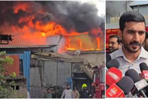 additional commissioner of pcmc on Fire At Unauthorized Scrap Shops