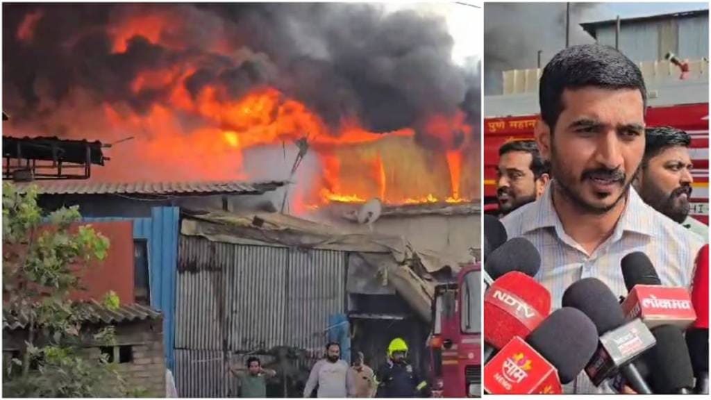 additional commissioner of pcmc on Fire At Unauthorized Scrap Shops