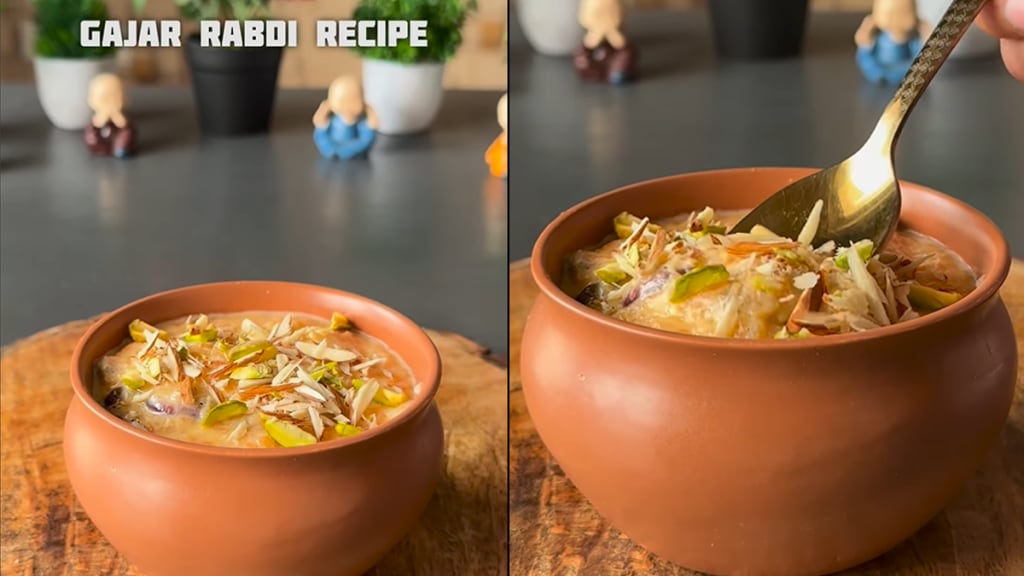 Gajar Rabdi Recipe,