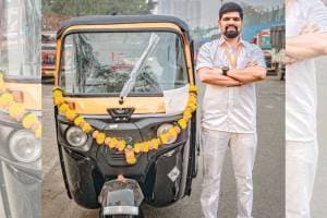 graphic designer become a autorickshaw driver