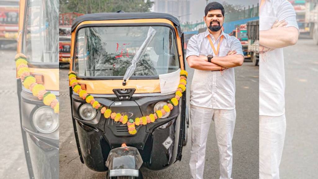 graphic designer become a autorickshaw driver