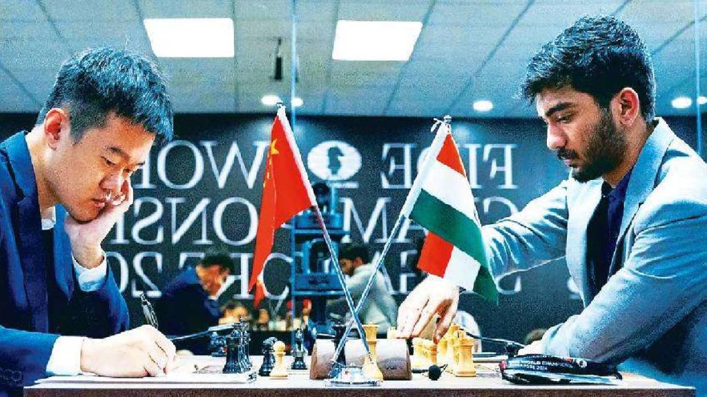 World Championship Chess Tournament Ding and Dommaraju Gukesh draw sports news