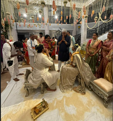 PV Sindhu & Venkat Datta Sai Wedding Photo